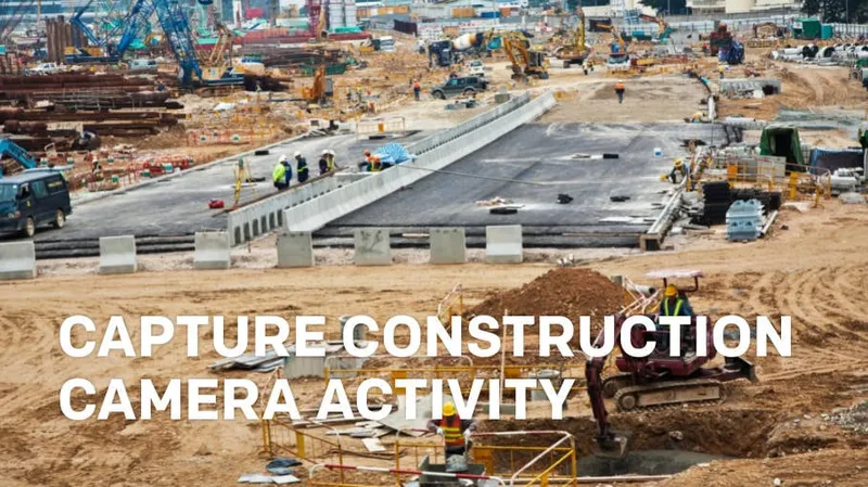 Why should you capture construction camera activity?